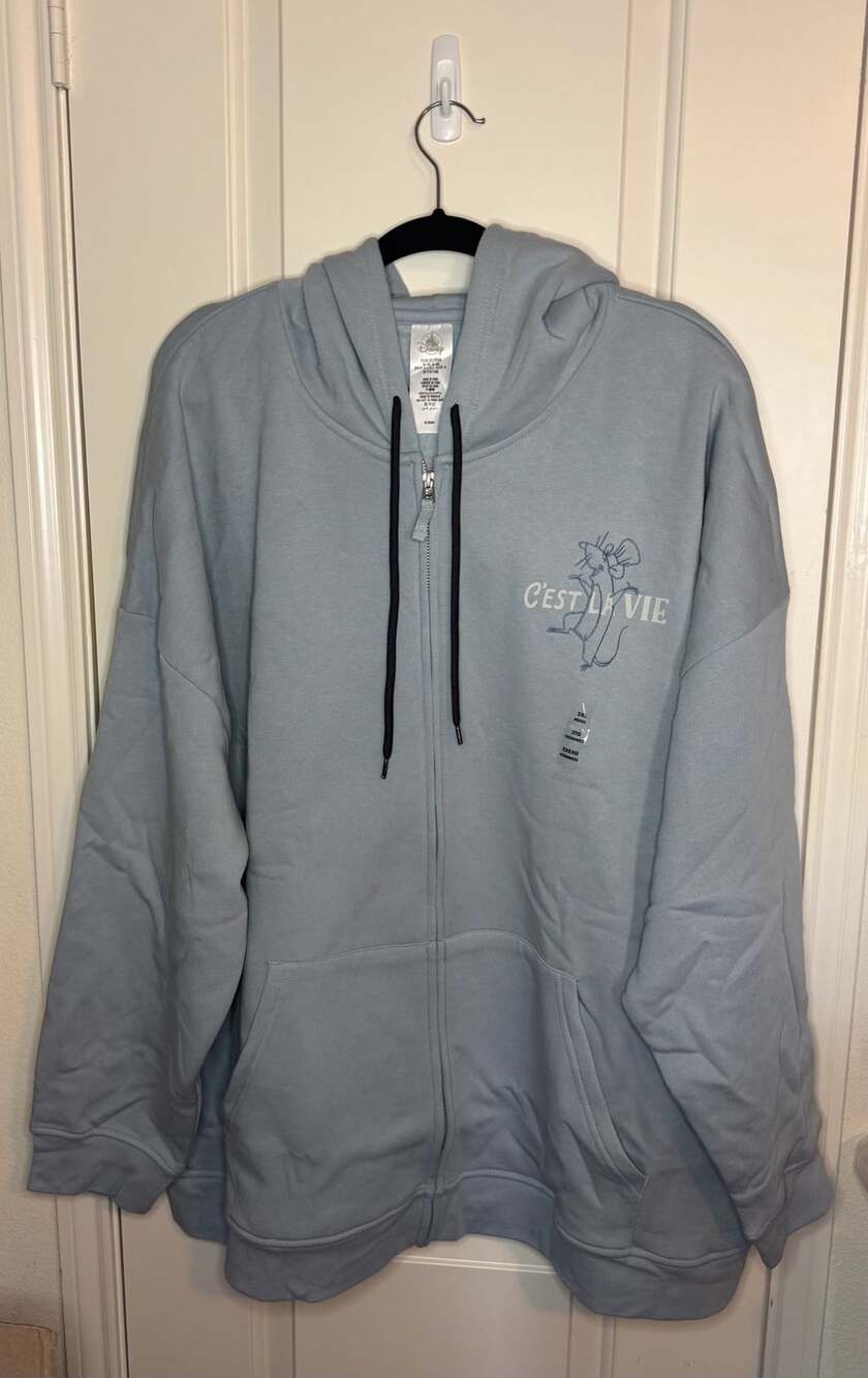 NWT Disney Ratatouille C'Est La Vie Zip Hoodie Size XXL